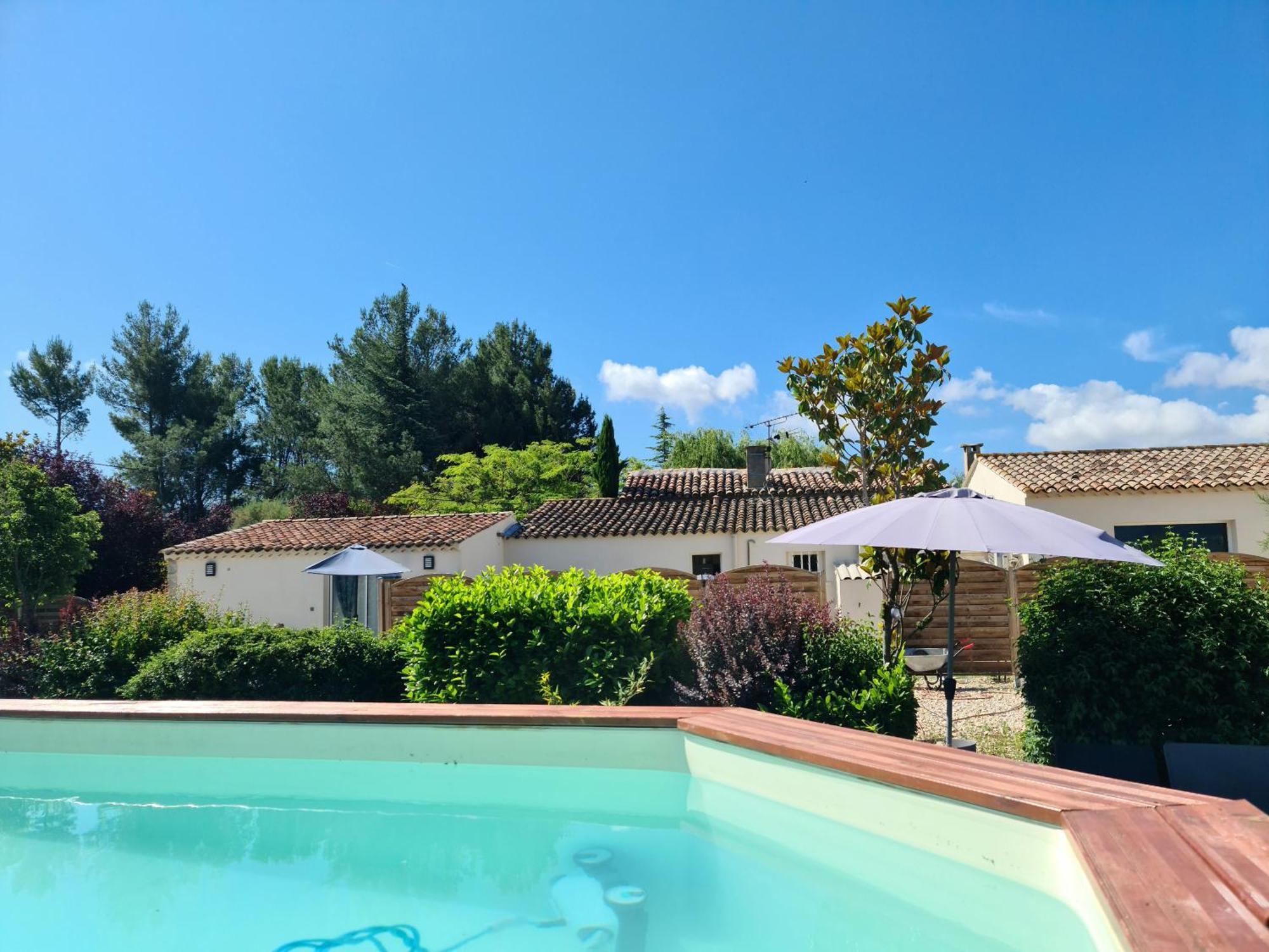 Ferienwohnung Mas Gabelys Superbe Vue Sainte Victoire Jardin Terrasse Et Piscine Trets Exterior foto
